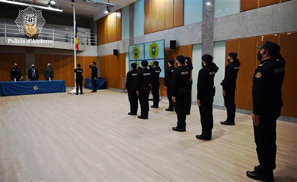 Cerimònia d'obertura de la formació general inicial de la 56a promoció d'alumnes agents de policia