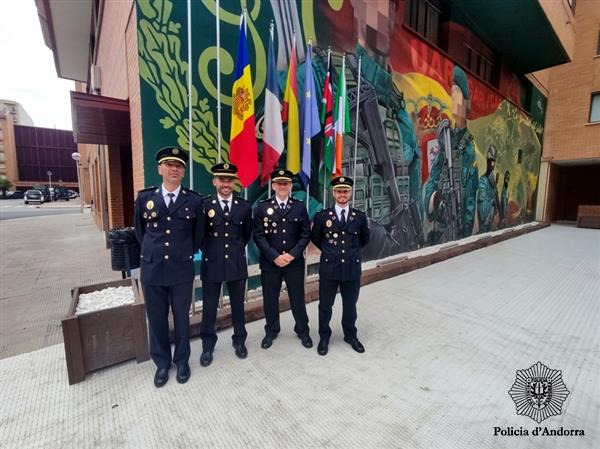 Formació. Dos sergents i dos agents del Cos de Policia superen el curs avançat de protecció de personalitats de la Guàrdia Civil