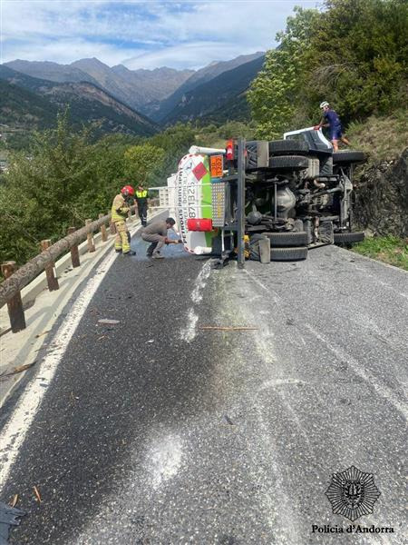 Balanç d'accidents de circulació: Dos ferits en dos accidents