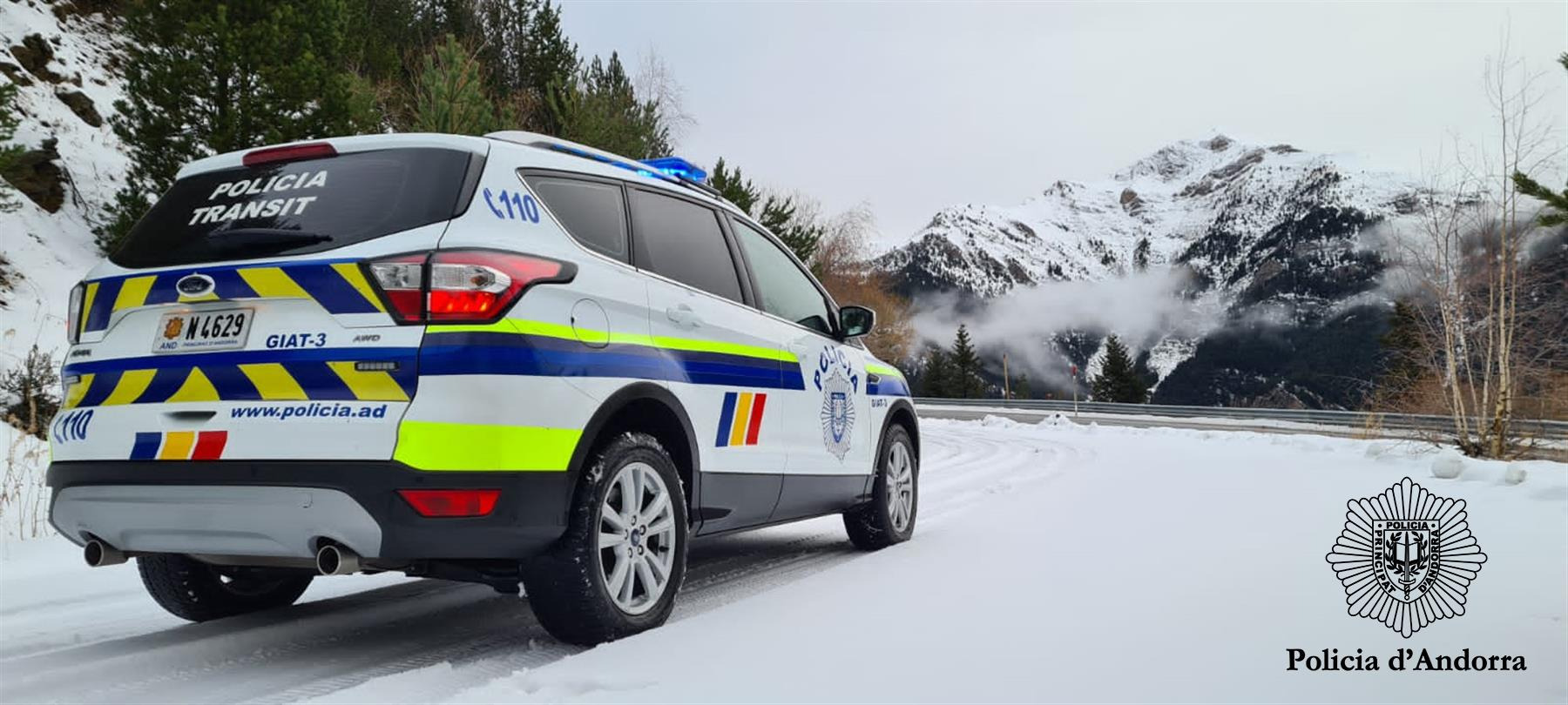 La Policia prepara una campanya per verificar que els vehicles portin els equipaments especials obligatoris en cas de nevades