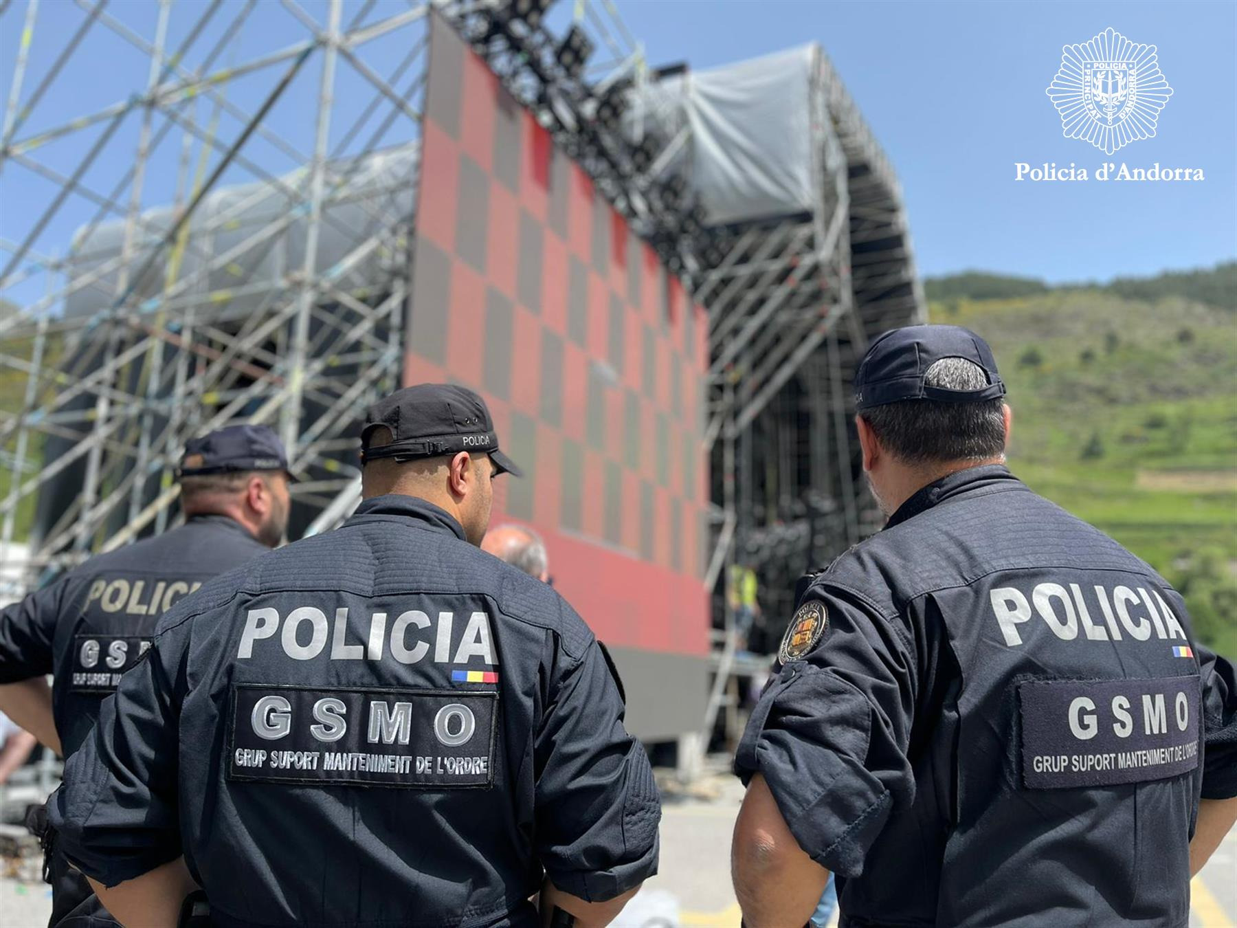 Dispositiu especial de la Policia amb motiu de l’Andorra Mountain Music