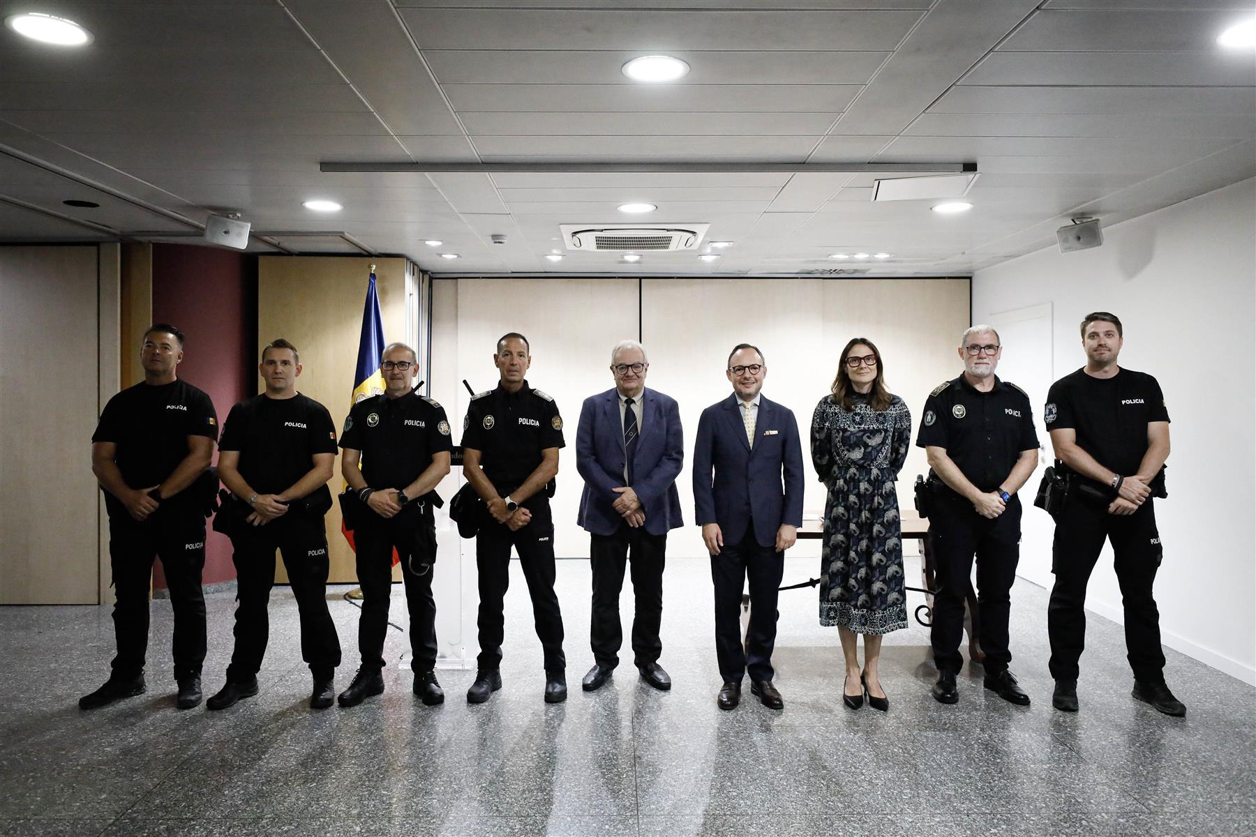 El Govern reconeix els membres de la Policia que van donar suport a França durant els Jocs Olímpics de París 2024