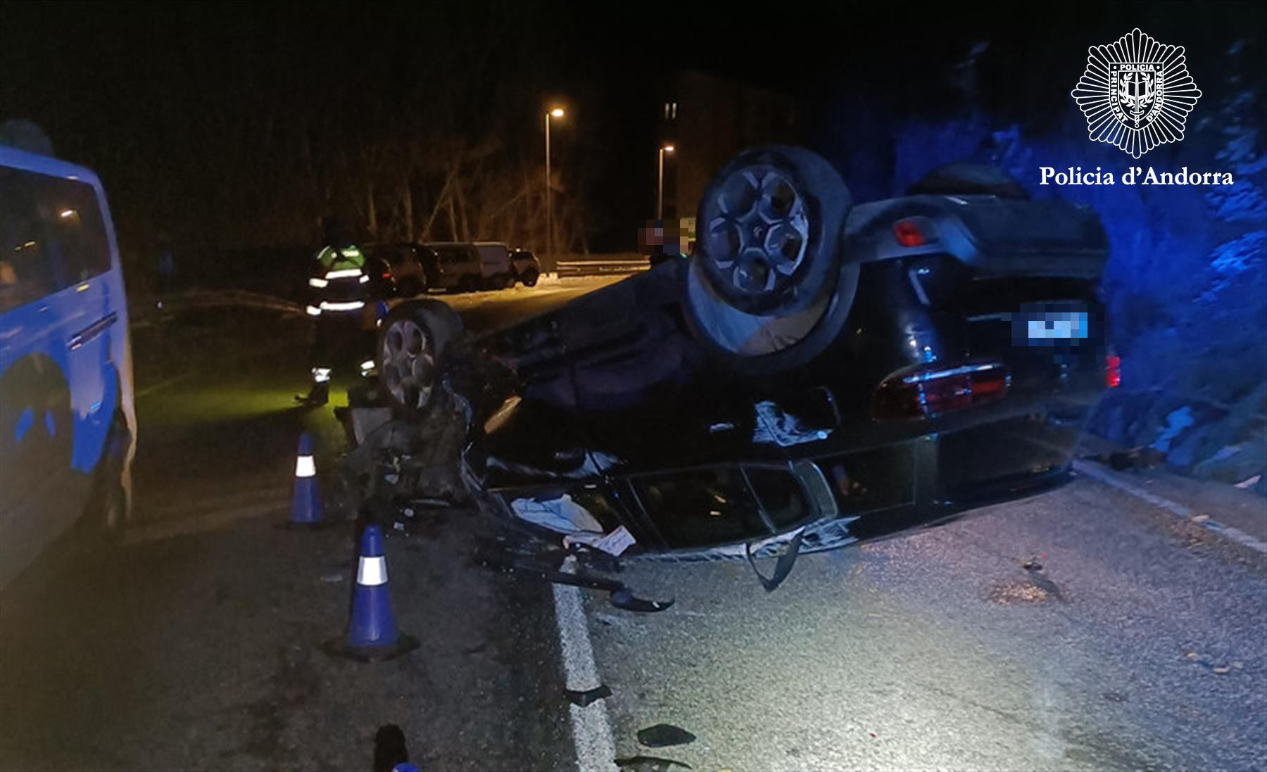 La Policia deté cinc persones implicades en accidents per conduir sota els efectes de l’alcohol amb taxes d’entre 1,28 i 2,02