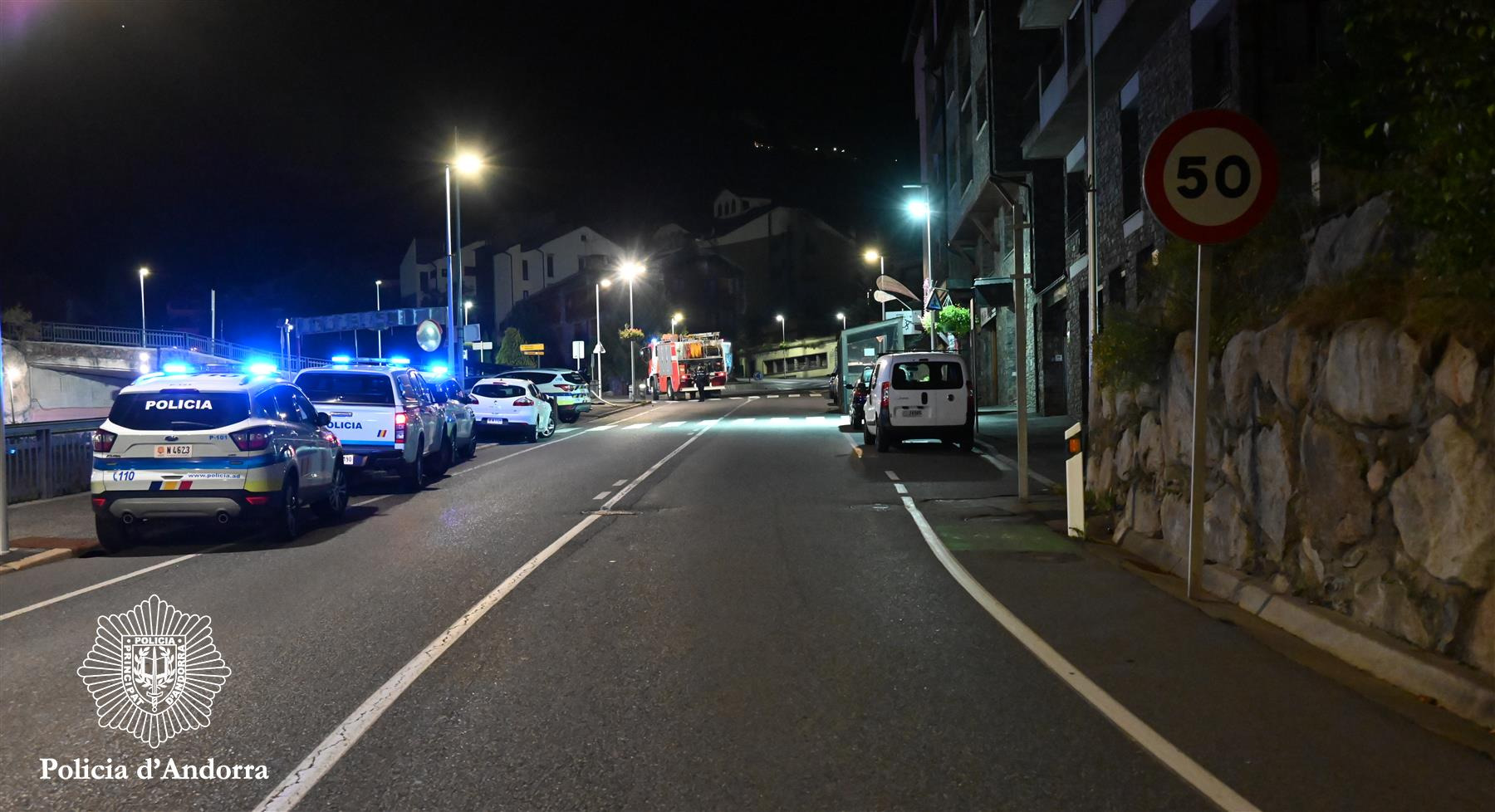 Accident de circulació mortal a Ordino