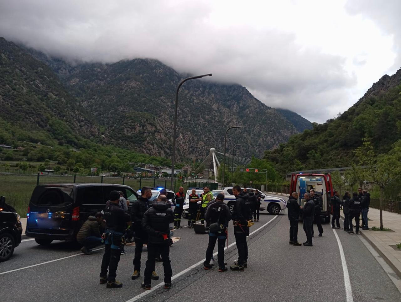 Trobat el cos sense vida d’un treballador que ha caigut al riu Valira aquest dimarts a la tarda