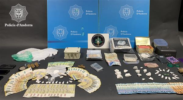 La Policia comissa una de les quantitats més importants de cocaïna segrestada al país en una operació antidroga al Pas