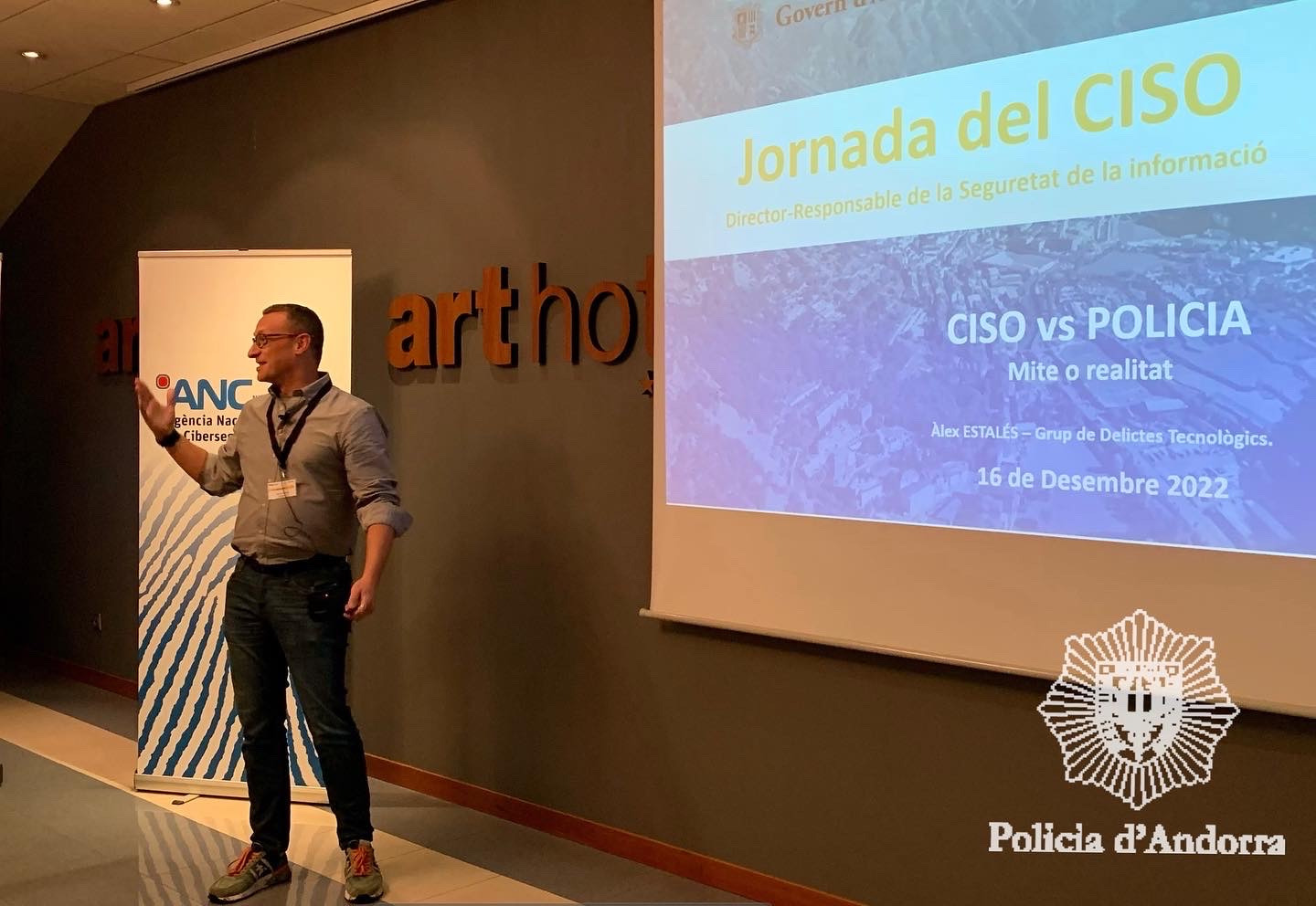 La Policia participa a la jornada CISO dirigida als responsables de ciberseguretat de les empreses